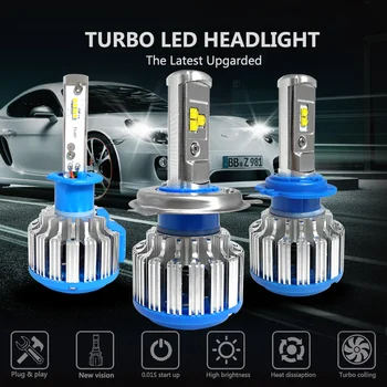 

H4 Hi/lo H7 H11 9006 Car LED Headlight 9005 HB3 HB4 H1 H13 High Power Super White 6000K Bulbs Replace Original Lamp