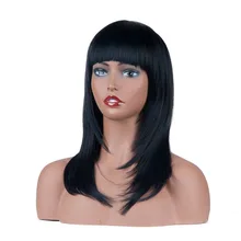 JINGFA волосы прямой боб парик синтетические парики для женщин термостойкие