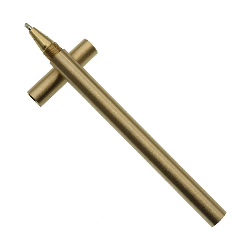 1pc Luxury Gold Pen Handmade Copper Signature Pen Ultra Fine Text