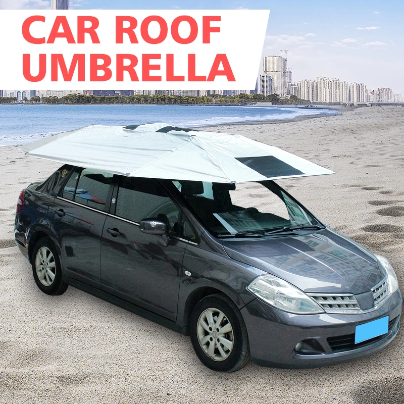 Portable Car Roof Sunshade Umbrella Insulation Cover Outdoor Travel