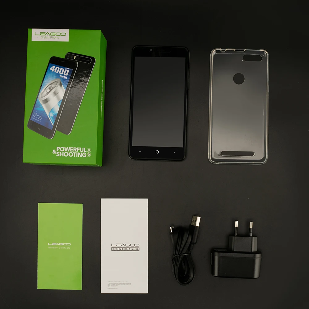 LEAGOO KIICAA мощность 5 0 дюймов мобильный телефон Android 7 MT6580A 4 ядра 2 Гб 16 двойной камера