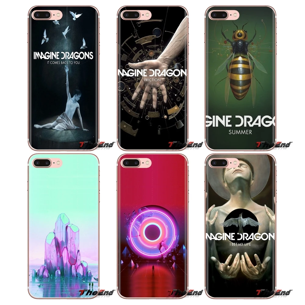 Прозрачные мягкие чехлы для iPod Touch Apple iPhone 4 4S 5 5S SE 5C 6 6S 7 8 X XR XS Plus MAX Imagine Dragons |
