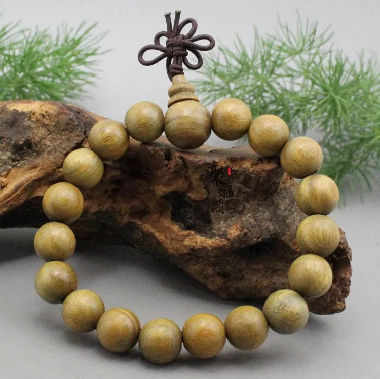 

10MM sandalwood WOOD Beads Buddhist Prayer Bracelet Mala x1 ML06
