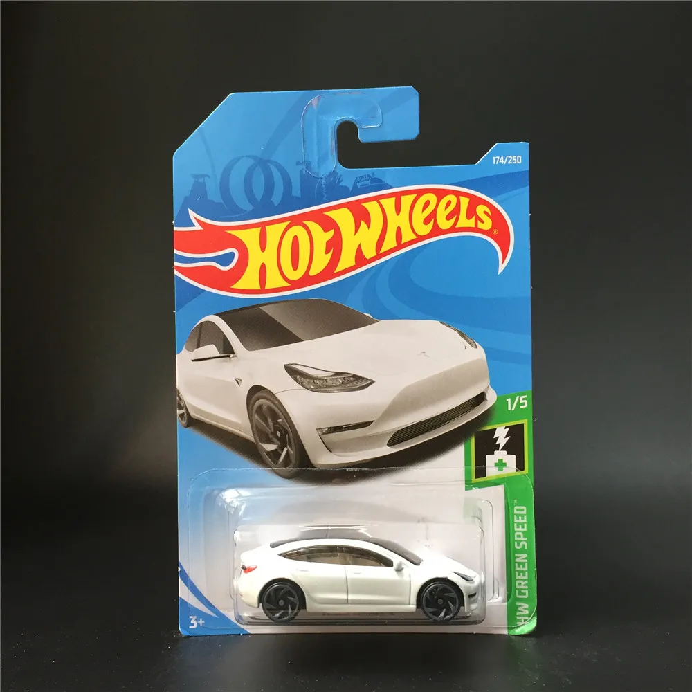 Hot Wheels 1: 64 Автомобиль TESLA модель 3 S X Коллекционное издание металлические Литые модели автомобилей детские игрушки подарок - Цвет: 2019-174white