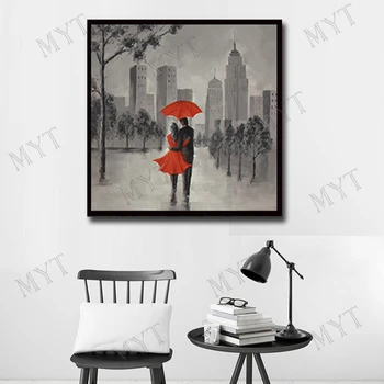 

Handmade Oil Painting Abstract Paris Street Oil Painting Abstract Modern Canvas Wall Art Living Room Decor Picture On Canvas