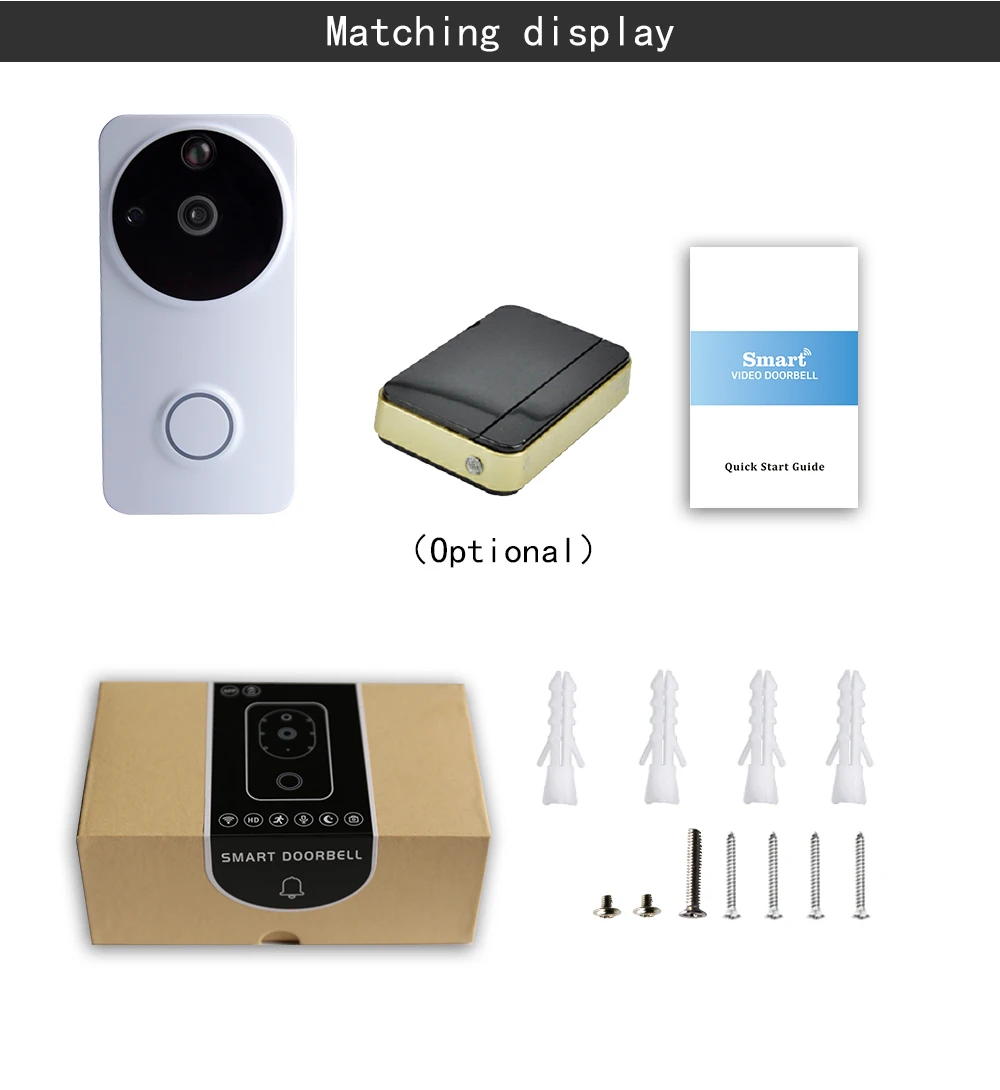 MLLSE D1 бытовой wifi беспроводной Видео Talk-to-Talk дверной звонок низкой мощности мобильного телефона дистанционного видео умный дверной звонок(черный