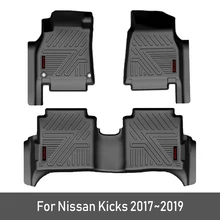 Новые TPE пользовательские автомобильные коврики для Nissan Kicks колодки для ног автомобильный Автомобильный коврик аксессуары для укладки