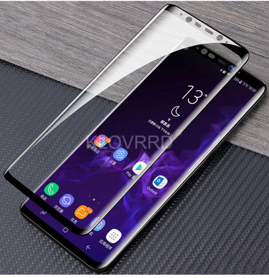 3D 20D полное изогнутое покрытие из закаленного стекла для samsung Galaxy S10E S10 5G S9 S8 Plus S7 Edge Note 8 9 A8 Защитная пленка для экрана