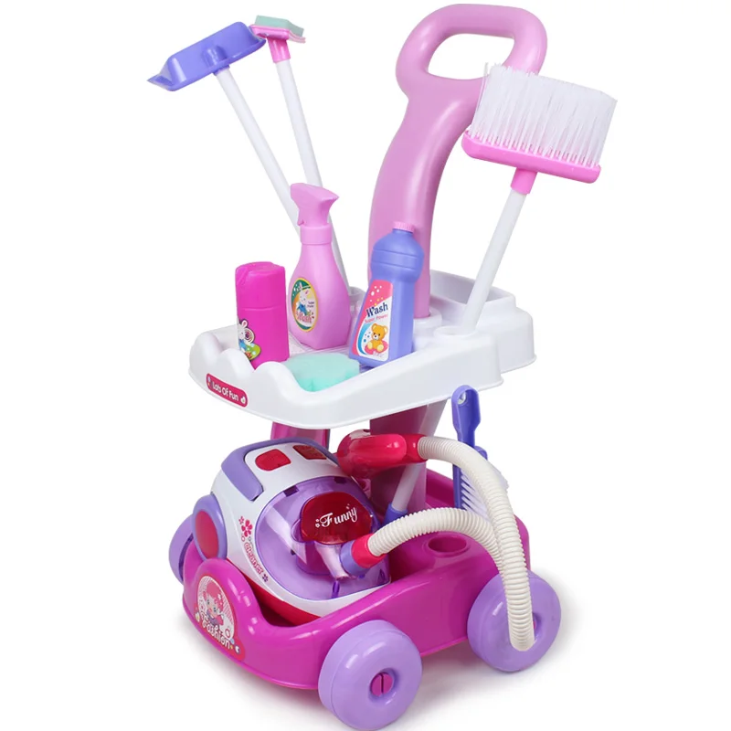 cleaning trolley toy