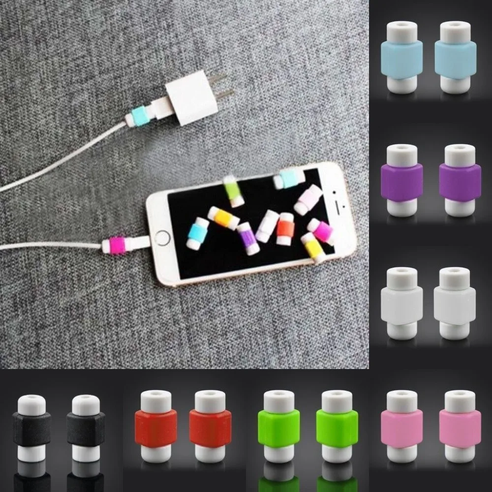 

USB Cable Protector Earphone Wire Cord Protection Cover Data Charger line Protective Sleeve For Apple iphone 6 7 8 plus
