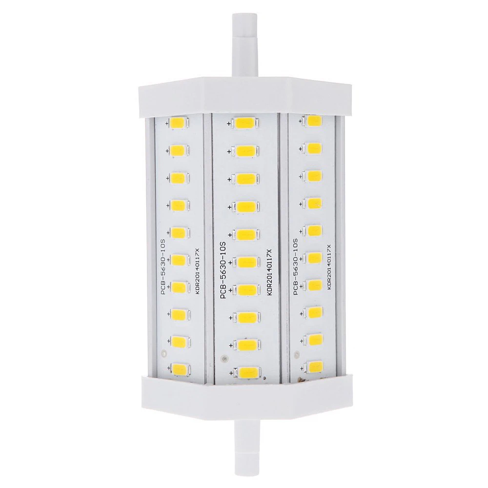 

R7S 12W 30 5630 SMD 118mm J118 LED Corn Light Reflector Light Energy saving light bulb lamp warm white AC85 - 265V