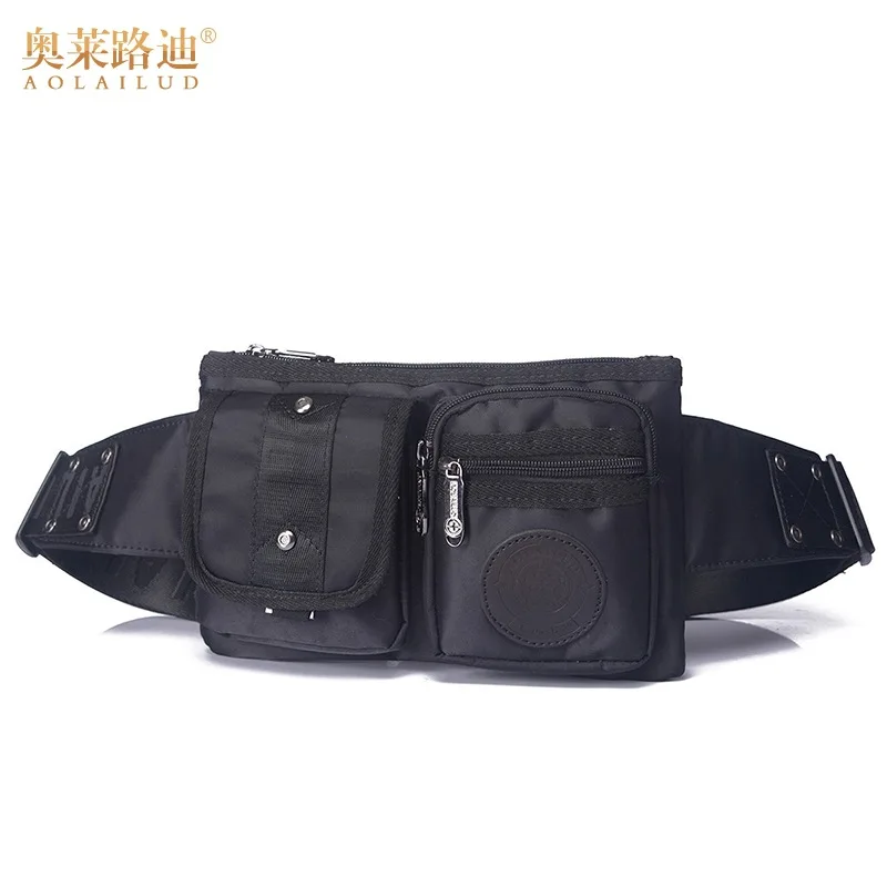 Moda à Prova Homens de Nylon Pacote de Cintura Bolsa da Cintura Pacote de Viagem Nova Água Fanny Ocasional Dinheiro Cinto Bolsa Bum Hip Bolso Bom Qualidade d’