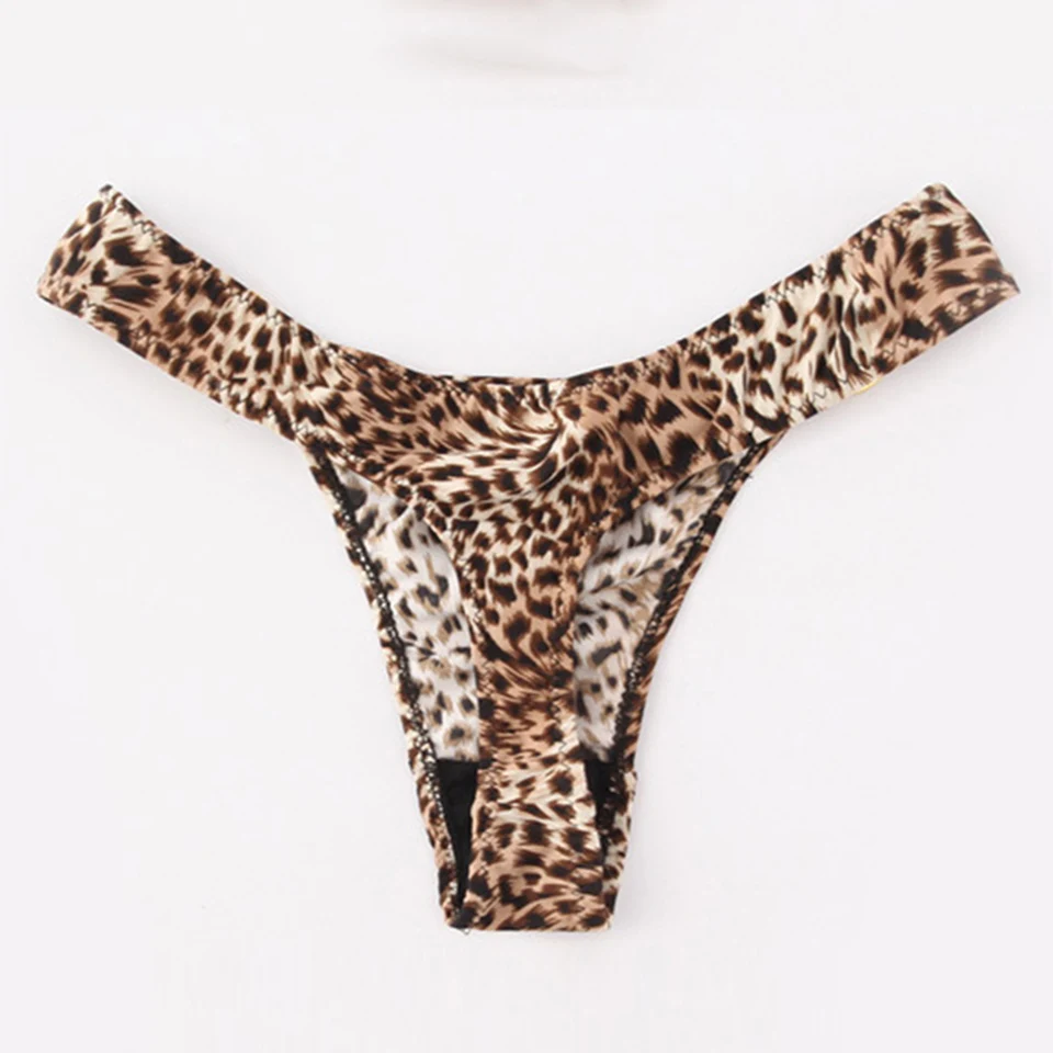 Fashion Women Thongs And G Strings Leopard Panties Ladies Sexy Underwear Lingerie Culotte Femme