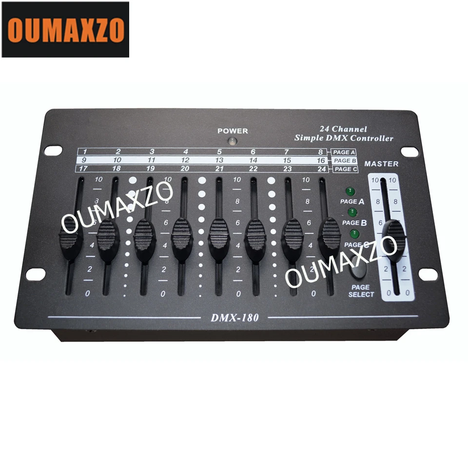 MAX-1345 24-канальная простая консоль dmx для сценического освещения светодиодный