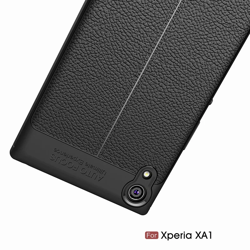 Litchi silicone case sony xperia xa1 (10)
