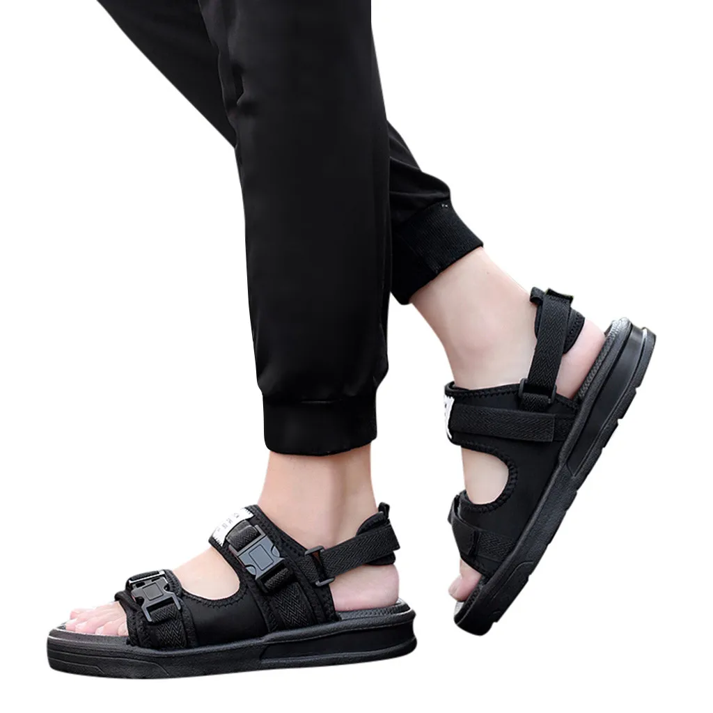 

SAGACE Men's Sandals summer men shoes Breathable Walking Beach Sports Slippers Outdoor men\x27s shoes Non-slip 19Apl23