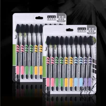 10 шт набор двойная Ультрамягкая зубная щетка бамбук древесный уголь нано щетка Зубная щетка стоматологическая Личная Уход за полостью рта Зубы