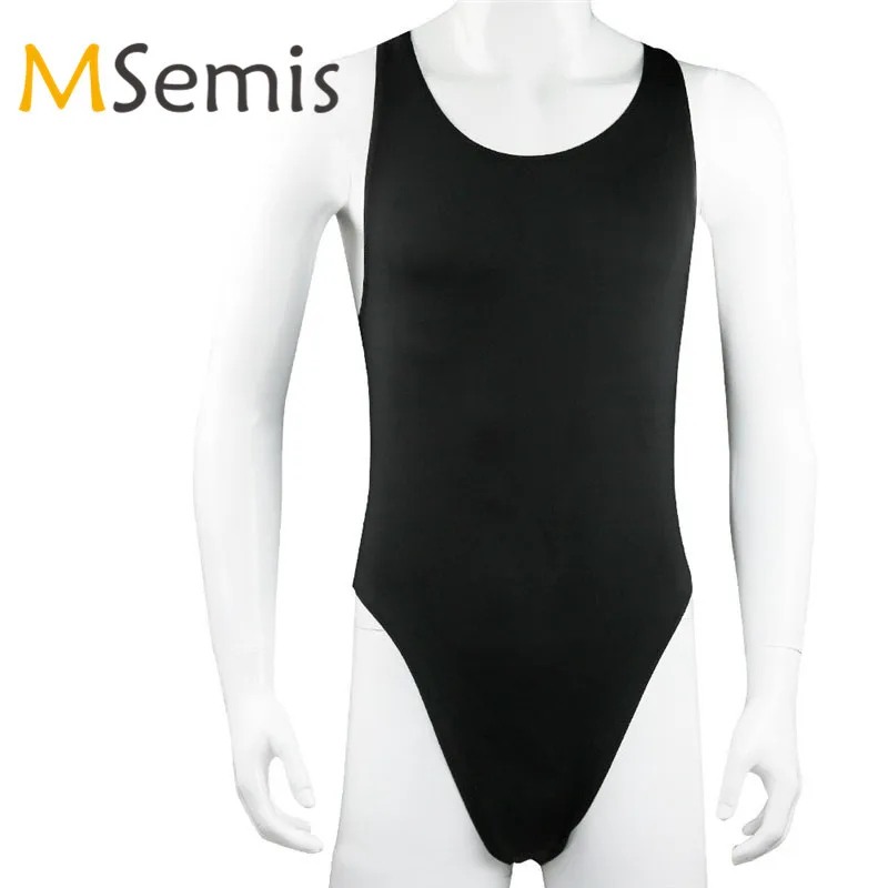 Swimwear Men Swimsuit Male Thong Leotard Swimming Suit Gymnastic Swim