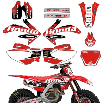 Motorcycle Graphics Brackgrounds Decal Stickers For Honda CRF450 CRF450R CRF 450 450R 2005 2006 Pegatinas Moto Decor Accessories motorcycle graphics with brackgrounds decals stickers for honda crf450 crf450r crf 450 450r 2005 2006