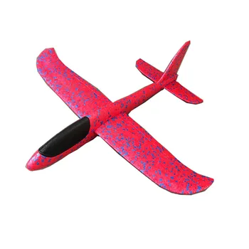 

Hot Sale 1PC Children 35CM*30CM Hand Throw Flying Glider Planes Toys Kids Foam Aeroplane Model Random Color