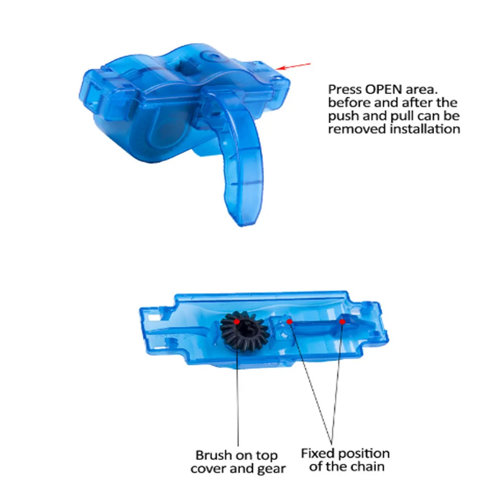 Набор для очистки велосипедной цепи, щетка для чистки, набор для чистки горного велосипеда, инструмент для мытья, защита цепи для велоспорта