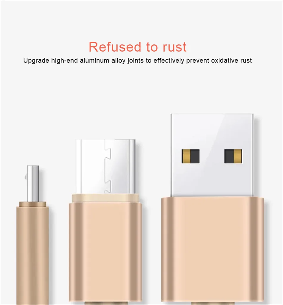  NOHON Nylon Charging Sync Cable Micro USB For Samsung Galaxy S7 S6 For Huawei For Xiaomi Redmi Android Phone Fast Charger Cord (8)