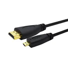Micro HDMI to Cable 3ft 1m1.5m 2m3m 3D 4K*2K Male-Male High Premium Gold-plated Adapter for Phone Tablet HDTV Camera-1