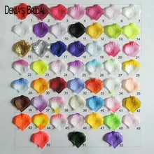 Новинка 3000 шт./партия Свадебные украшения Модные Искусственные цветы полиэстер лепестки роз к свадьбе