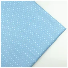 Syunss, светильник в синий белый горошек с принтом, хлопковая ткань, сделай сам, Tissu, лоскутное шитье, Telas, детские игрушки, постельные принадлежности, стеганая ткань, ремесло Tecido