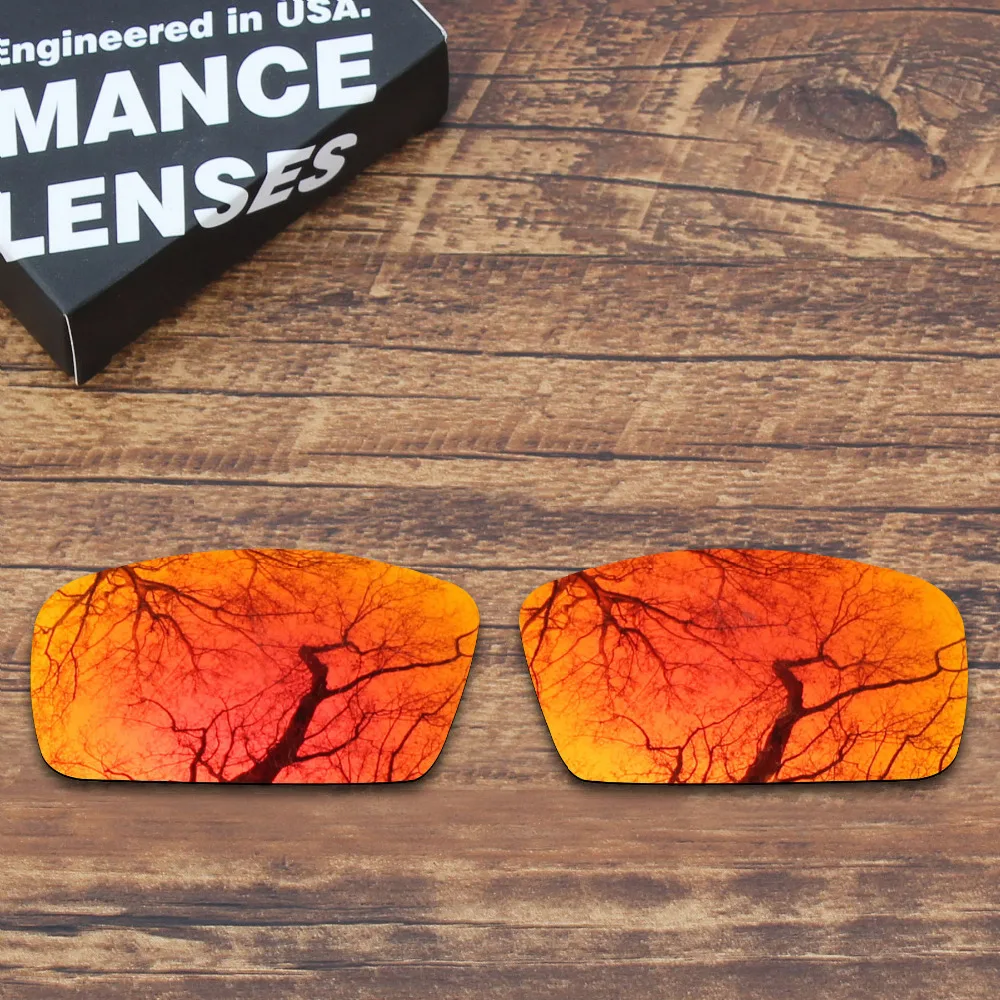 

Millerswap Polarized Replacement Lenses for Oakley Canteen 2006 Sunglasses Fire Red Mirrored Color (Lens Only)