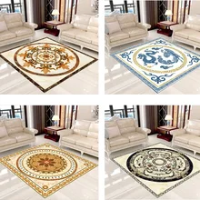 Классический китайский дракон феникс ковер Европейский 3D этнические коврики с изображением цветов спальня гостиная квадратный ковер коврик на заказ