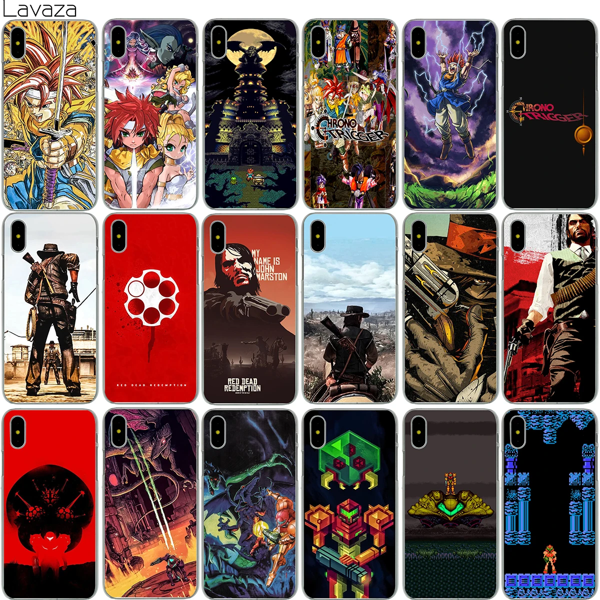 

Lavaza Chrono Trigger Case for iPhone X 8 7 6 6S Plus 5 5S SE