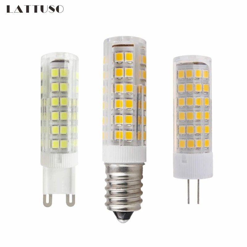 Светодиодная лампа LATTUSO Mini E14 G4 G9 220 В SMD 3 Вт 5 7 51 светодиод 75 светодиодов для