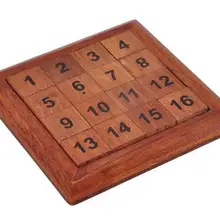 IQ математический деревянный логический пазл номер озадаченный игра для взрослых детей