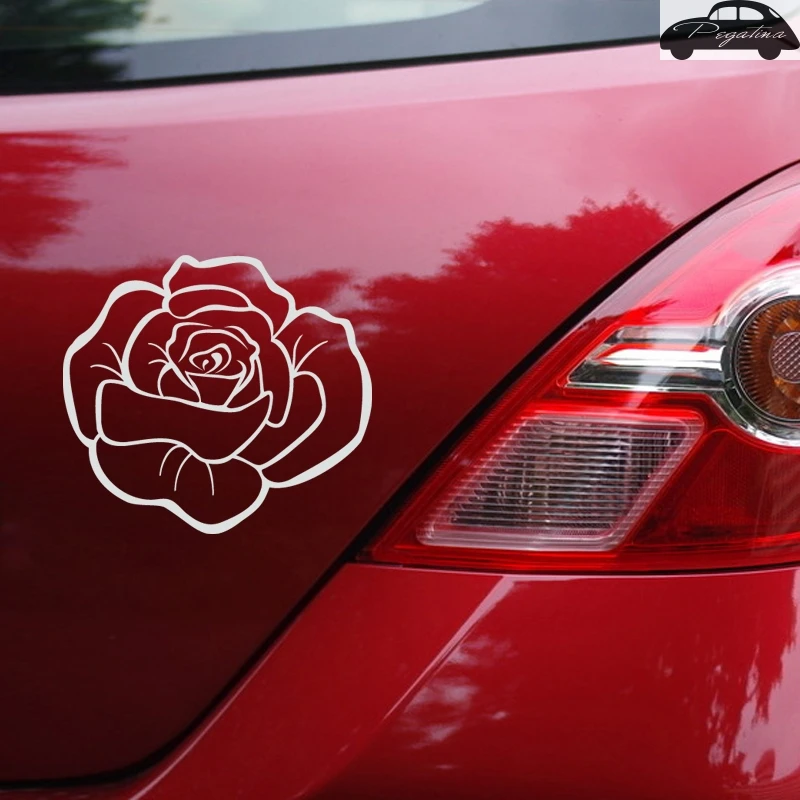 Pegatina Flower Sticker Car Decal Posters Vinyl Wall Decals Decor Mural Sticker