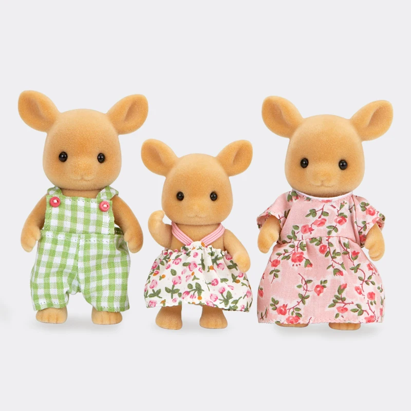 Набор из 3 предметов для всей семьи Sylvanian игрушки в виде животных фигурки девочек