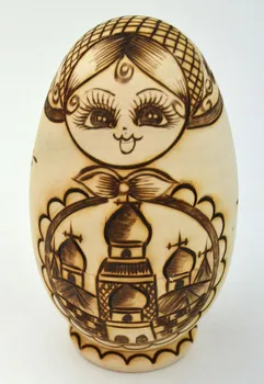

13cm Russia Matryoshka Doll 6 Layer Wooden Nesting Dolls Toys Home Decor Handmade Crafts Kids Gifts