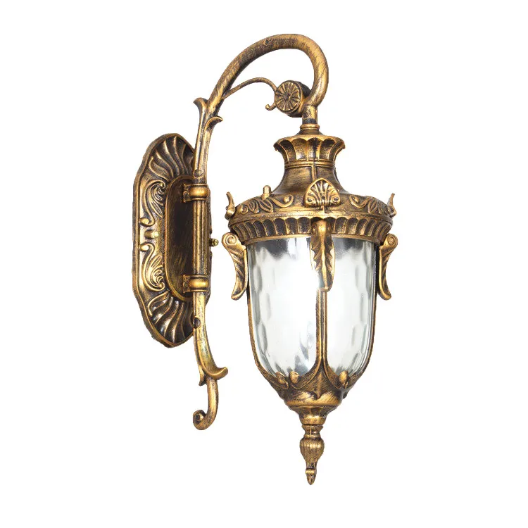 Wall Sconce Outdoor Copper Wall Lantern with Clear Glass Or Traditional