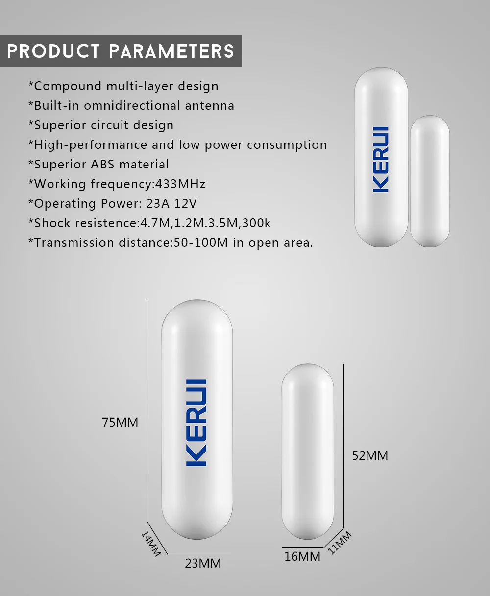 KERUI K52 4,3 дюйма большой Сенсорный экран TFT Цвет Экран Беспроводной охранной сигнализации WI-FI GSM английский сигнализации Системы приложение