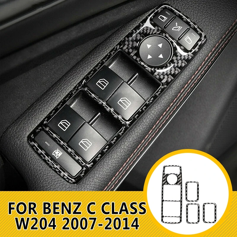 Переключатель переключения передач для фар центральная консоль CD панель накладка полосы для Mercedes Benz C Класс W204 2007-2013 Интерьер Литье - Название цвета: 08