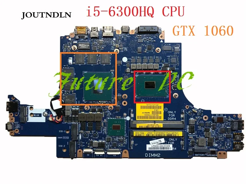 JOUTNDLN FOR Dell Alienware 13 R3 Laptop Motherboard i5-6300HQ CPU GTX 1060 CN-0R77PW 0R77PW R77PW LA-D581P Test work | Компьютеры и