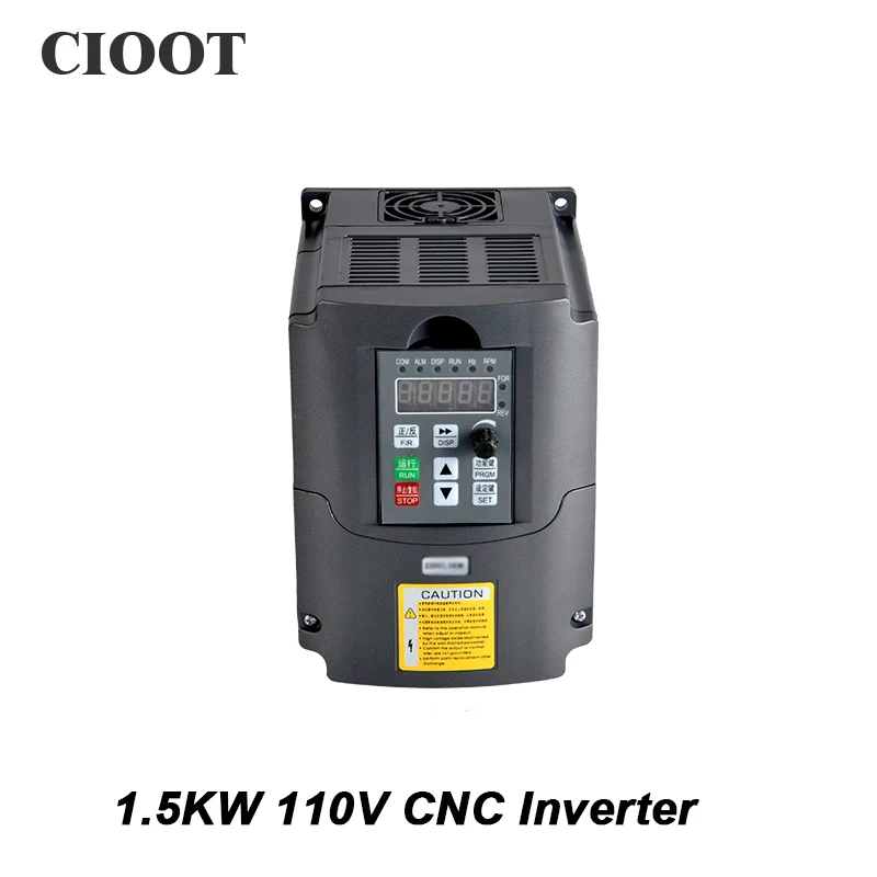 

1.5KW 110V Inverter Variable Frequency Drive VFD Inverter with Potentiometer Knob 110V AC