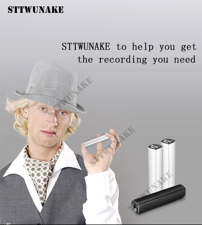 STTWUNAKE Mini Audio Voice Recorder 600 hours