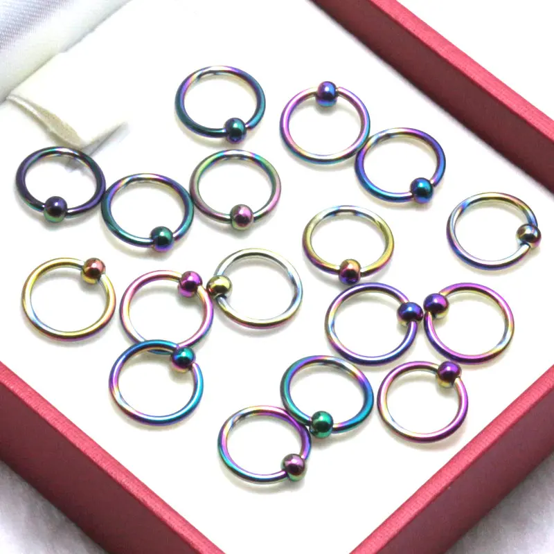 Кольцо для пирсинга в носу и соске 16 г 3 мм|body jewelry|lip piercingpiercing tragus |
