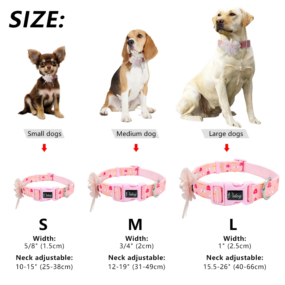 Модный ошейник для питомца, регулируемый нейлоновый ошейник для маленьких, средних и больших собак, чихуахуа, с милым галстуком-бабочкой, размеры s, m, l