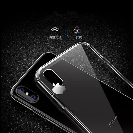 

High Quality Anti-knock Transparent Case for Apple IPhone X 8 7 6 6S Plus Clear Soft TPU Cover
