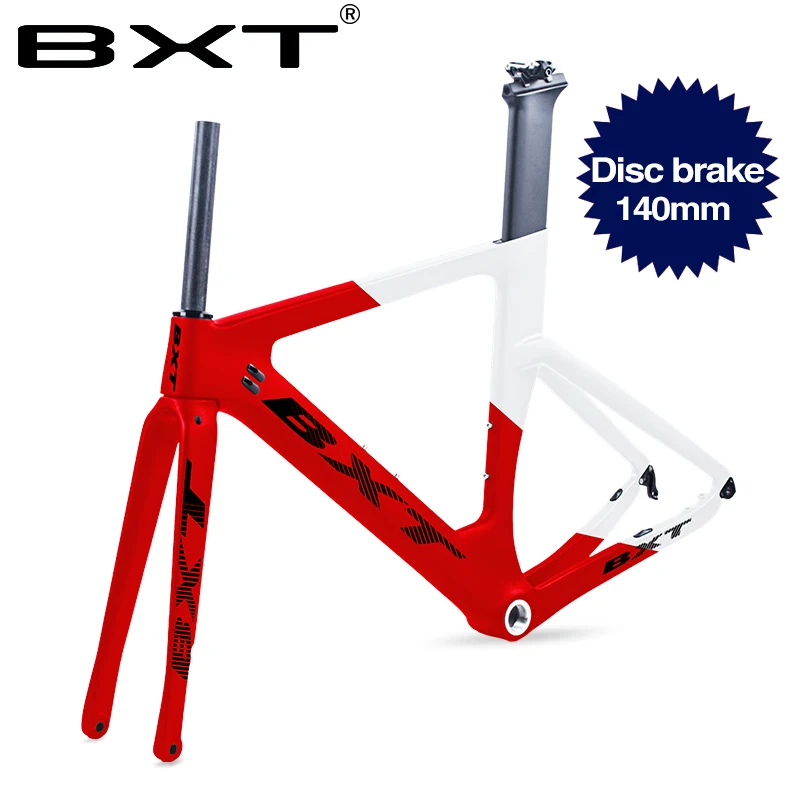 

Carbon Frame Disc Brake Road Bicycle Frame 700C carbon road bicycle frame fork seatpost headset Di2 Thru Axle Rear Derailleur