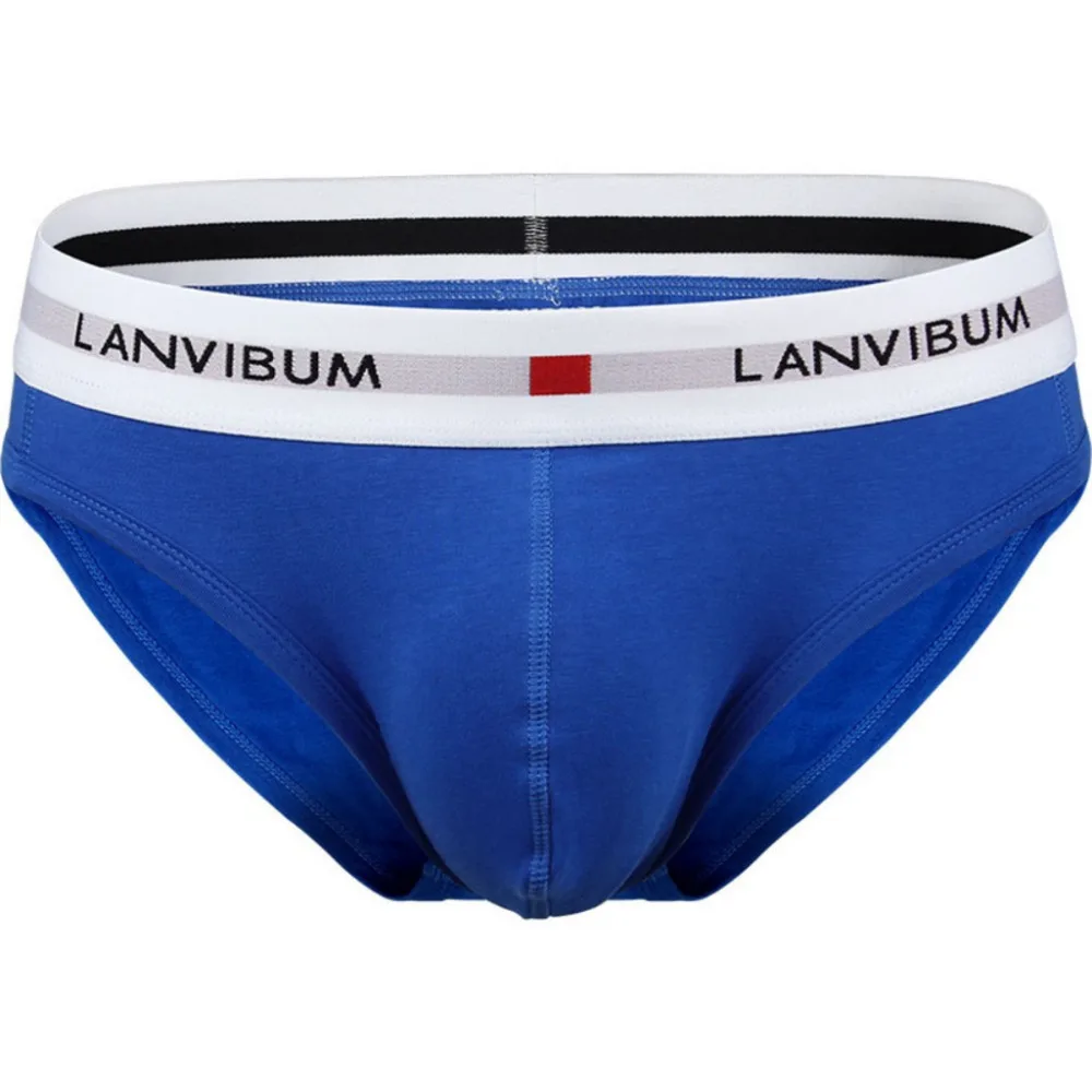2019 Men's fashion letter print solid color briefs Summer sexy beach shorts seaside swimming sports pants quick-drying 40J17 (4)