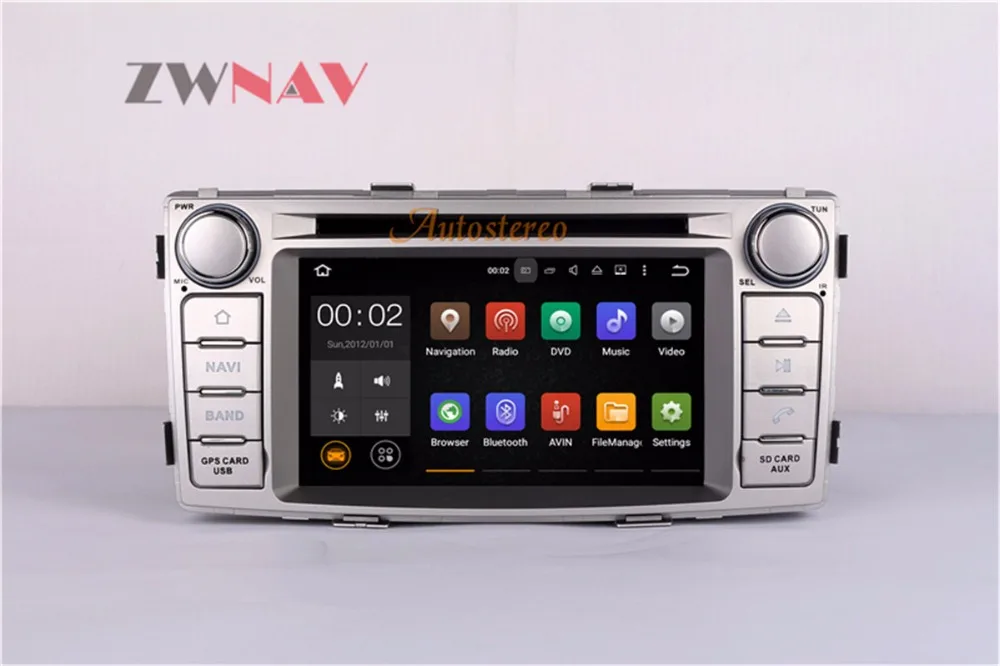 

Android 8.0 RAM 4GB ROM 32GB Car DVD Car GPS Navigation Headunit Multimedia SAT NAV For Toyota Hilux 2012 2013 2014 2015