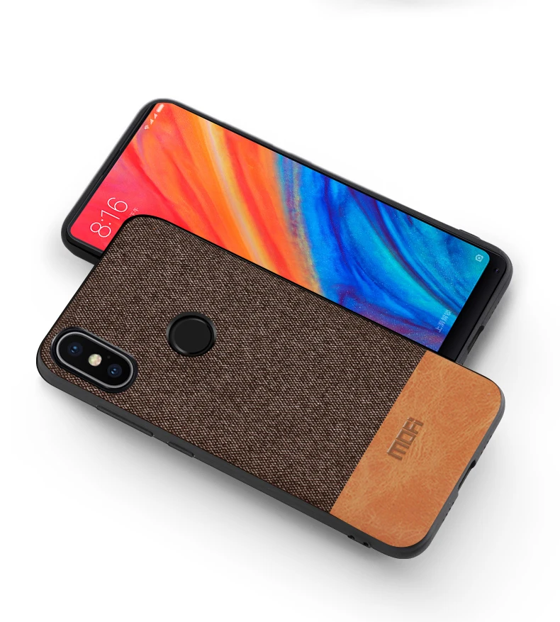 phone cases for xiaomi For Xiaomi Mi8 Case Cover Mi 8 Explorer Version Back Cover Silicone Fabric Shockproof Case Coque Capas MOFi Mi8 SE Case xiaomi leather case cosmos blue